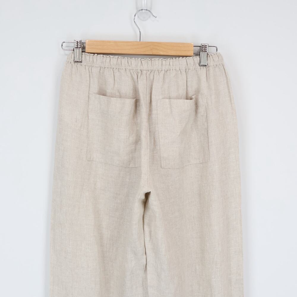 J.Crew Women's Soleil Linen Pant Flax Size Small Petite NWT - Picture 7 of 8